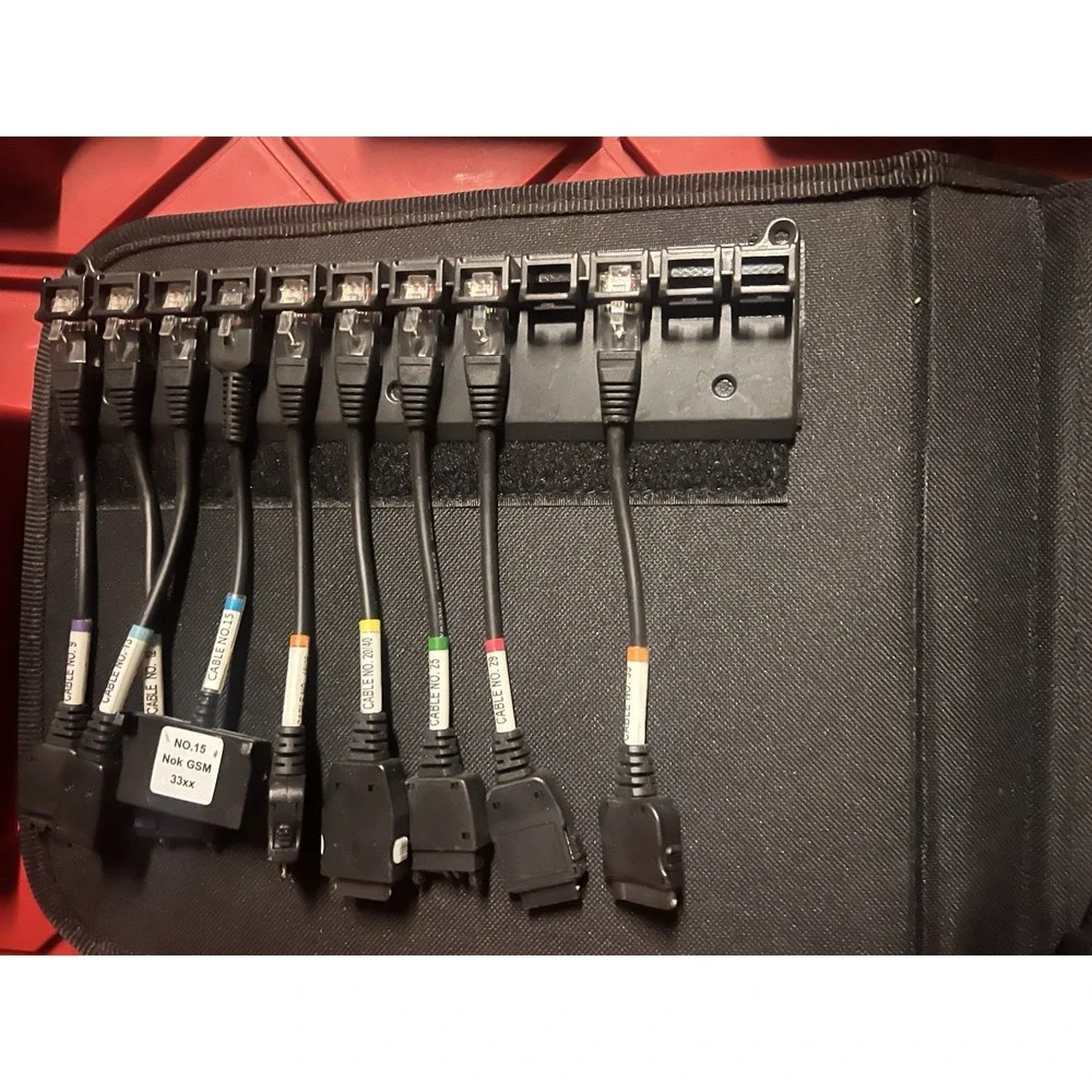 Electronic Phone Cable / Display Folder With Cables